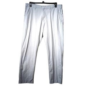 J. Crew Bowery Classic Fit 100% Cotton Light Blue Lightweight Pant Mens 38/32